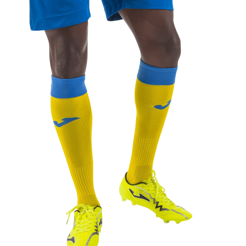 Fashion, accesorii si bijuterii - Barbati - Lenjerie si pijamale barbati - Sosete si ciorapi barbati - Jambiere Joma Calcio 24 galben albastru - Infinity.ro