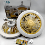 Casa si Gradina - Corpuri si surse de iluminat - Plafoniere, aplice si spoturi - Plafoniera LED, Cu ventilator incorporat si telecomanda, 36W - Infinity.ro