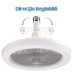 Plafoniera LED, Cu ventilator incorporat si telecomanda, 36W
