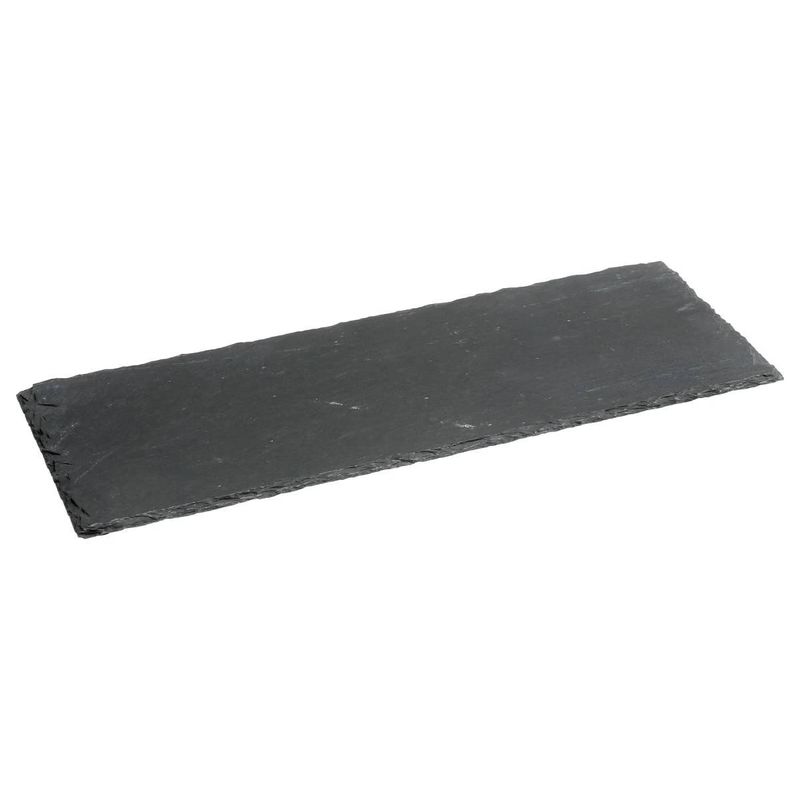 Casa si Gradina - Mobilier - Seturi de mobilier - Seturi bucatarie - Platou servire Atmosphera ardezie, 11x30 cm, negru - Infinity.ro