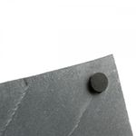 Casa si Gradina - Mobilier - Seturi de mobilier - Seturi bucatarie - Platou servire Atmosphera ardezie, 30x30 cm, negru - Infinity.ro