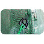 Casa si Gradina - Gradinarit si plante - Sere si solarii - Sera gradina tip tunel 250x400x200 cm, folie PE 140g/m2 UV4, 3 segmente, 6 ferestre rulante, usa blocabila, 10 mp, verde - Infinity.ro