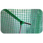 Casa si Gradina - Gradinarit si plante - Sere si solarii - Sera gradina tip tunel 250x400x200 cm, folie PE 140g/m2 UV4, 3 segmente, 6 ferestre rulante, usa blocabila, 10 mp, verde - Infinity.ro
