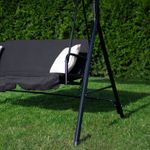 Casa si Gradina - Gradina si terasa - Balansoare si hamace - Balansoare - Balansoar leagan 3 persoane Lugano, GS14E, greutate maxima 220kg - Infinity.ro