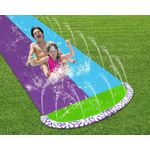 Petshop - Accesorii petshop - Jucarii animale - Jucarii educative - Tobogan de apa dublu cu fantana si 2 placi gonflabile incluse, 482x145 cm, multicolor - Infinity.ro