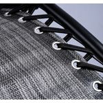 Casa si Gradina - Gradina si terasa - Mobilier exterior - Scaune si sezlonguri gradina - Sezlong pliabil pentru gradina cu tetiera, cadru metalic, suport pahare, maxim 120 kg, 174x65x112 cm, gri - Infinity.ro
