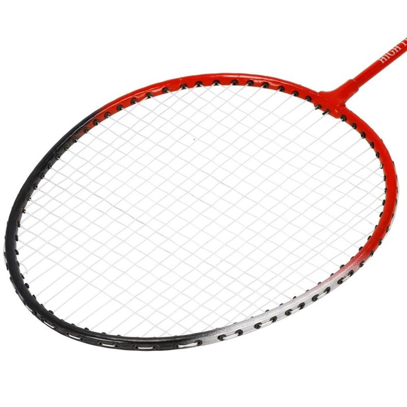 Petshop - Accesorii petshop - Jucarii animale - Jucarii educative - Set badminton 9 piese, 2 rachete metalice, 6 fluturasi si husa, 66 cm, multicolor - Infinity.ro