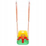Petshop - Accesorii petshop - Jucarii animale - Jucarii educative - Leagan copii tip scaun, cu spatar, sistem blocare si centura siguranta, pana la 45 kg, 42x38x41 cm, multicolor - Infinity.ro