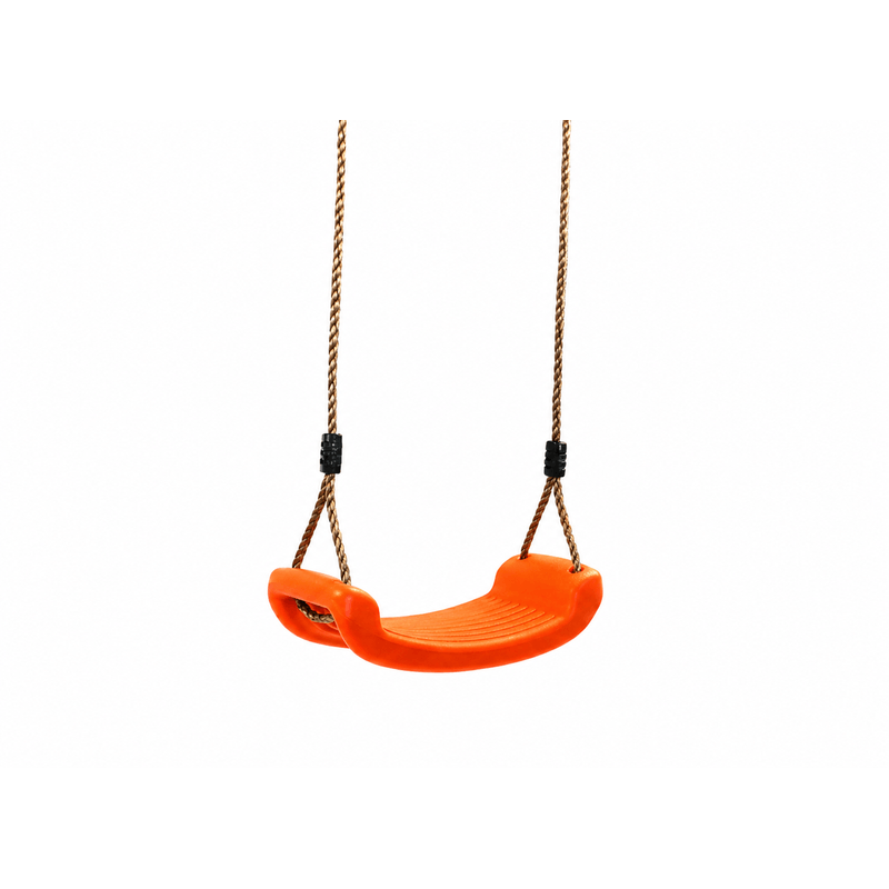Petshop - Accesorii petshop - Jucarii animale - Jucarii educative - Leagan copii din plastic 41x17x180 cm, rezistent pana la 60 kg, portocaliu - Infinity.ro