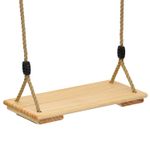 Petshop - Accesorii petshop - Jucarii animale - Jucarii educative - Leagan copii din lemn 45x20 cm, rezistent pana la 100 kg, clasic - Infinity.ro