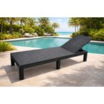Casa si Gradina - Gradina si terasa - Mobilier exterior - Scaune si sezlonguri gradina - Sezlong pliabil tip valiza, 3 pozitii reglare, structura usoara pentru transport, 186x60x30 cm, gri - Infinity.ro