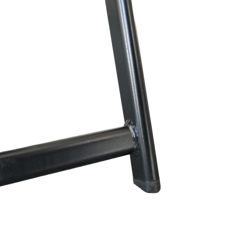 Casa si Gradina - Gradina si terasa - Mobilier exterior - Seturi mobila gradina - Scaun gradina pliabil cu cadru metalic si sezut PP, maxim 110 kg, 63x55x90 cm, negru - Infinity.ro