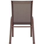Casa si Gradina - Gradina si terasa - Mobilier exterior - Seturi mobila gradina - Set 2 scaune gradina, cadru metalic, textilene, maxim 120 kg, 92x53x72 cm, maro - Infinity.ro