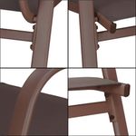 Casa si Gradina - Gradina si terasa - Mobilier exterior - Seturi mobila gradina - Set 2 scaune gradina, cadru metalic, textilene, maxim 120 kg, 92x53x72 cm, maro - Infinity.ro
