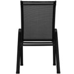 Casa si Gradina - Gradina si terasa - Mobilier exterior - Seturi mobila gradina - Set 2 scaune gradina, cadru metalic, textilene, maxim 120 kg, 92x53x72 cm, negru - Infinity.ro