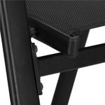 Casa si Gradina - Gradina si terasa - Mobilier exterior - Seturi mobila gradina - Set 2 scaune gradina, cadru metalic, textilene, maxim 120 kg, 92x53x72 cm, negru - Infinity.ro