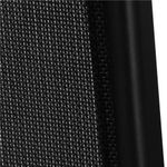 Casa si Gradina - Gradina si terasa - Mobilier exterior - Seturi mobila gradina - Set 2 scaune gradina, cadru metalic, textilene, maxim 120 kg, 92x53x72 cm, negru - Infinity.ro