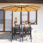 Casa si Gradina - Gradina si terasa - Mobilier exterior - Seturi mobila gradina - Set 2 scaune gradina, cadru metalic, textilene, maxim 120 kg, 92x53x72 cm, negru - Infinity.ro