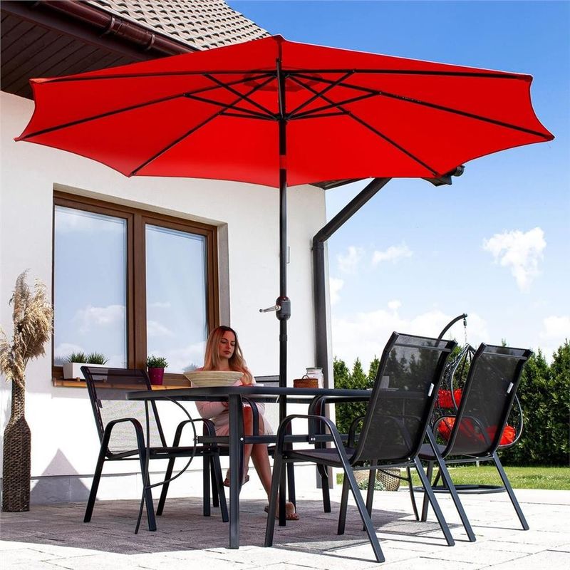 Casa si Gradina - Gradina si terasa - Mobilier exterior - Seturi mobila gradina - Set 2 scaune gradina, cadru metalic, textilene, maxim 120 kg, 92x53x72 cm, negru - Infinity.ro