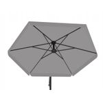 Casa si Gradina - Gradina si terasa - Umbrele si pavilioane - Umbrele - Umbrela gradina cu inclinare reglabila, cupola cu protectie UV, husa protectie, diametru 300 cm, gri - Infinity.ro