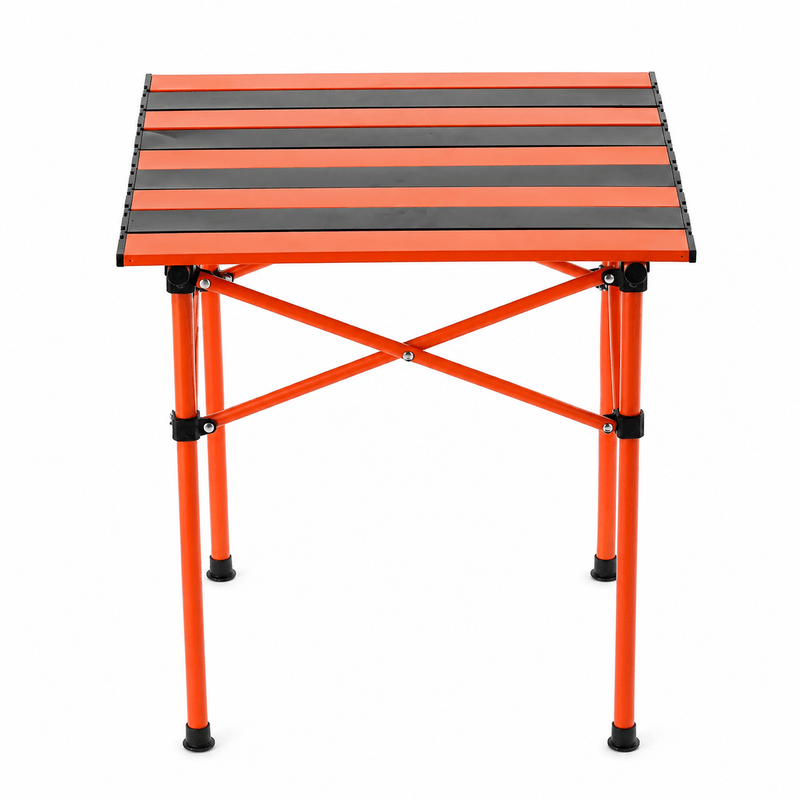 Casa si Gradina - Gradina si terasa - Mobilier exterior - Seturi mobila gradina - Set camping pliabil masa si 2 scaune, cadru otel, material Oxford 600D, 55x47x66 cm, negru - Infinity.ro