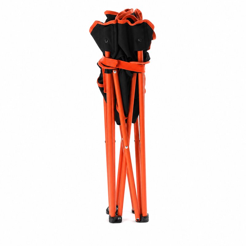 Casa si Gradina - Gradina si terasa - Mobilier exterior - Seturi mobila gradina - Set camping pliabil masa si 2 scaune, cadru otel, material Oxford 600D, 55x47x66 cm, negru - Infinity.ro