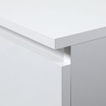 Casa si Gradina - Mobilier - Comode si corpuri - Corpuri bucatarie - Masa de toaleta si machiaj cu oglinda mare, 2 sertare si dulap, PAL laminat 16 mm, 90x50x142 cm, alba - Infinity.ro