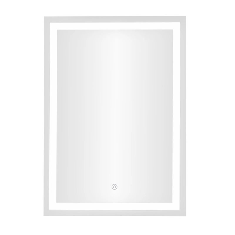 Casa si Gradina - Mobilier - Mobilier baie - Corpuri baie - Oglinda baie LED dreptunghiulara cu functie anti-aburire, iluminare reglabila cu control tactil, 50x70 cm - Infinity.ro