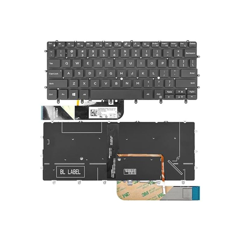 Laptop, Telefoane si Tablete - Laptopuri si accesorii - Piese laptop - Tastaturi laptop - Tastatura laptop iluminata XPS 13 9370 9380 7390 9305 P82G 03CM18 343NN NSK-EN0BC NSK-EN0BW - Infinity.ro