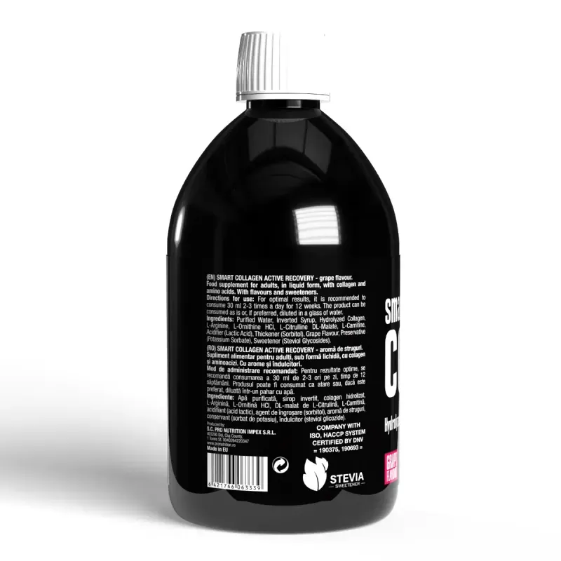 Ingrijire personala si Cosmetice - Sanatate si wellness - Suplimente alimentare - Produse anti-imbatranire si frumusete - Smart Collagen, Struguri, 480 ml - Infinity.ro