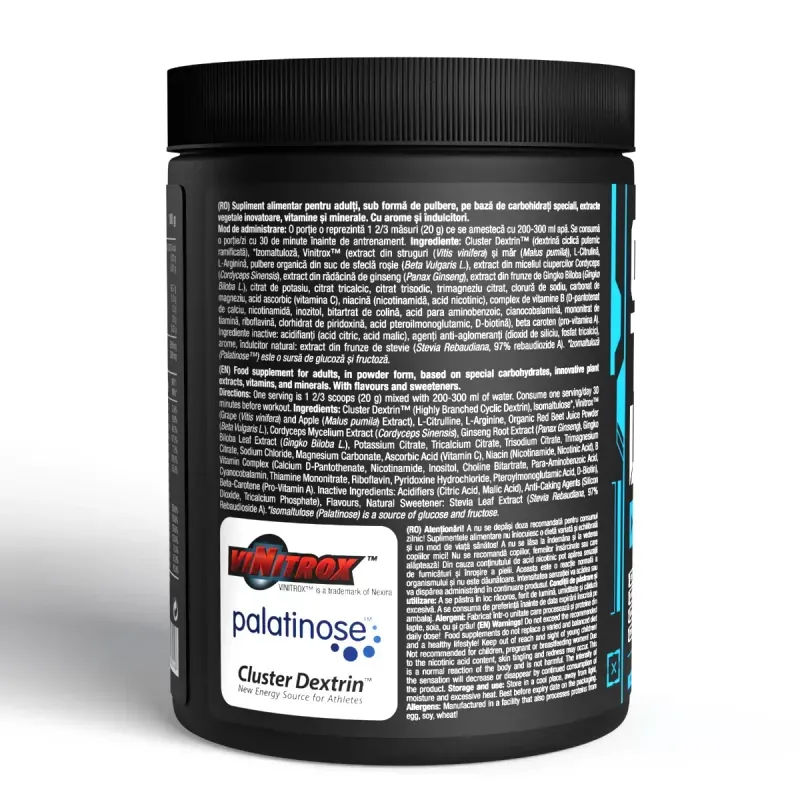 Ingrijire personala si Cosmetice - Sanatate si wellness - Nutritie sportiva - Pre, intra si post antrenament - Quantum Leap fara cafeina si alte stimulente, Star Dust Raspberry, 360g - Infinity.ro
