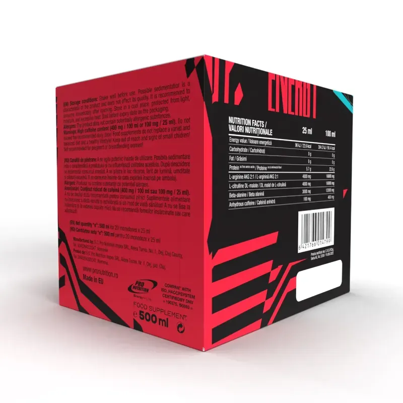 Ingrijire personala si Cosmetice - Sanatate si wellness - Nutritie sportiva - Pre, intra si post antrenament - Energizant pre-workout, Fire Kick, Cola, 20 monodoze x 25 ml - Infinity.ro
