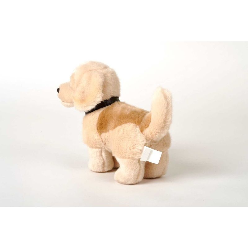 Jucarii, Copii si Bebe - Jucarii si jocuri - Jucarii de plus - Caine de plus Labrador - Golden Retriever cu lesa 23cm nat geo - Infinity.ro