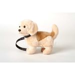 Jucarii, Copii si Bebe - Jucarii si jocuri - Jucarii de plus - Caine de plus Labrador - Golden Retriever cu lesa 23cm nat geo - Infinity.ro