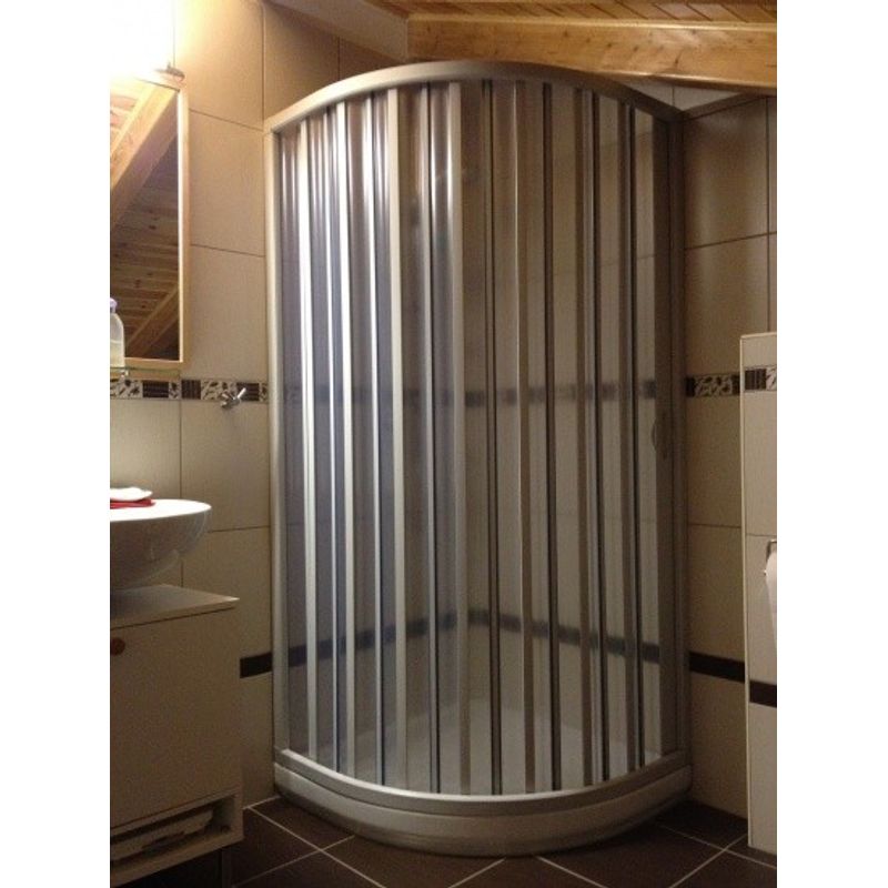 Casa si Gradina - Sanitare - Cazi si cabine de dus - Cabine dus - Pachet cabina Giove 80 AC, cu cadita si baterie dus, 80x80 cm - Infinity.ro