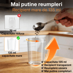 Casa si Gradina - Bucatarie si vesela - Ustensile bucatarie - Rasnite si dozatoare condimente - Set Rasnite Electrice Sare si Piper JustNet, Baza Dubla Incarcare USB-C, Mecanism Ceramic, 6 Nivele Macinare, LED, 135ml - Infinity.ro