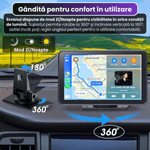 Auto si Moto - Electronice auto - Navigatii GPS - Navigatie auto Ellitiq® ecran HD 7" tactil, GPS, Android Auto & Apple CarPlay wireless, Mirror, Dual Zone,BT/FM/AUX,64GB - Infinity.ro