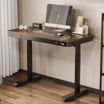 Casa si Gradina - Mobilier - Mese si birouri - Birouri - Birou Reglabil Electric pe inaltime, QOVA®, cu Sertar depozitare, Porturi USB-A & USB-C pentru incarcare, Ajustabila - Infinity.ro