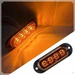 Auto si Moto - Electrice auto - Iluminare si semnalizare - Becuri auto - Set de 2 Lampi stroboscop-avertizare 4 SMD 12V-24V 4LED Xentech Light - Infinity.ro