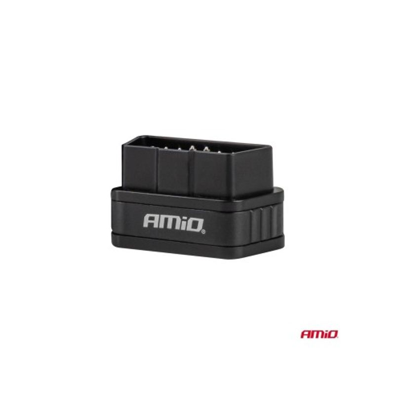 Auto si Moto - Reparatii si depanare - Sisteme de diagnoza - Tester Diagnoza Auto OBD2, Wireless , Buton ON-OFF, Compatibil Android IOS, 12-24V, AMiO - Infinity.ro