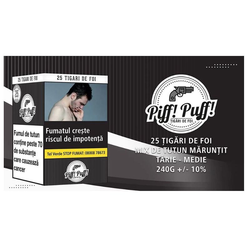Market - Tutun si tigari - Tutun, tigari si trabucuri - Tigari de Foi Piff Puff 240g (25) - Infinity.ro
