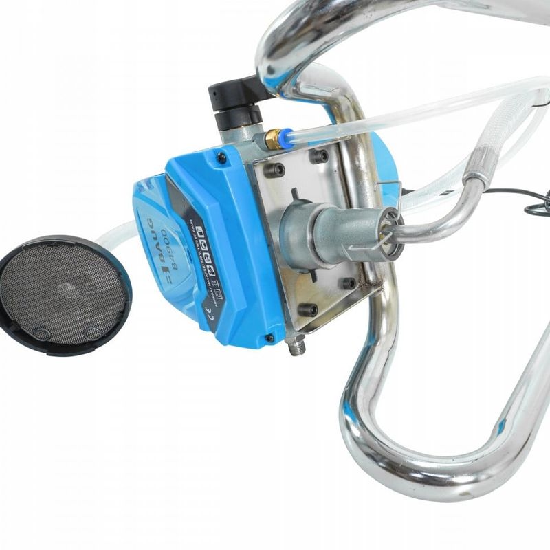 Casa si Gradina - Constructii - Vopsea si tencuieli - Pistoale si sisteme de vopsit si tencuit - Pachet Pompa zugravit / vopsit airless electrica cu piston 1.1kW, 220 bar B4900 + BONUS sablon decorativ perete - Infinity.ro