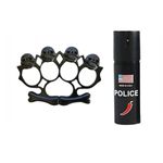 Sport si Outdoor - Sporturi de contact - Produse autoaparare - Set box si spray paralizant chili DEPOX®, Negru, 12 cm/60 ml - Infinity.ro
