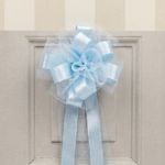 Market - Cadouri - Pungi cadou si accesorii - Funda decorativa pentru evenimente, cu autoformare tulle, bleu - Infinity.ro