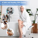 Ingrijire personala si Cosmetice - Sanatate si wellness - Aparate medicale - Produse si dispozitive ajutatoare locomotie - Scaun de baie/dus din aluminiu, reglabil pe inaltime 6 nivele, cu spatar - Infinity.ro