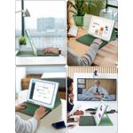 Laptop, Telefoane si Tablete - Tablete si accesorii tablete - Accesorii Tablete - Huse tablete - Husa compatibila cu iPad 10.2 inch  (iPad 9th/8th 7th Generation), cu tastatura, inchidere magnet, piele PU verde - Infinity.ro