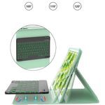 Laptop, Telefoane si Tablete - Tablete si accesorii tablete - Accesorii Tablete - Huse tablete - Husa compatibila cu iPad 10.2 inch  (iPad 9th/8th 7th Generation), cu tastatura, inchidere magnet, piele PU verde - Infinity.ro