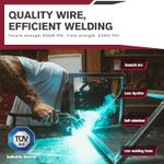 Casa si Gradina - Constructii - Scule electrice si accesorii - Accesorii aparate de sudura - Sarma de sudura 0.9mm, pentru MIG-MAG fara gaz protector, 2 role x 1kg - Infinity.ro