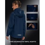 Fashion, accesorii si bijuterii - Femei - Imbracaminte femei - Jachete si geci femei - Jacheta usoara de primavara pentru femei, respirabila, Albastra M - Infinity.ro