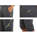 Fashion, accesorii si bijuterii - Barbati - Imbracaminte - Pantaloni barbati - Pantaloni 3/4 gri inchis sport pentru barbatii, usori, respirabili, 3XL - Infinity.ro